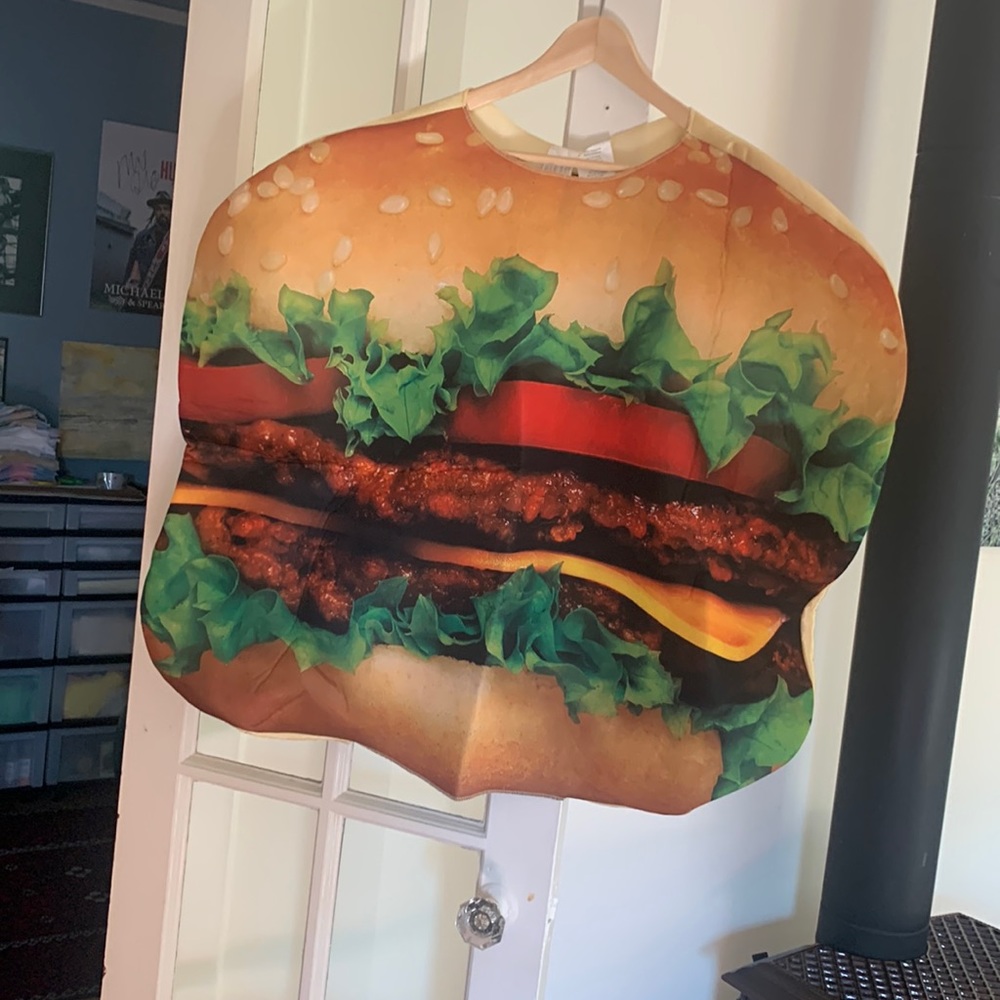 Adult OS cheeseburger costume